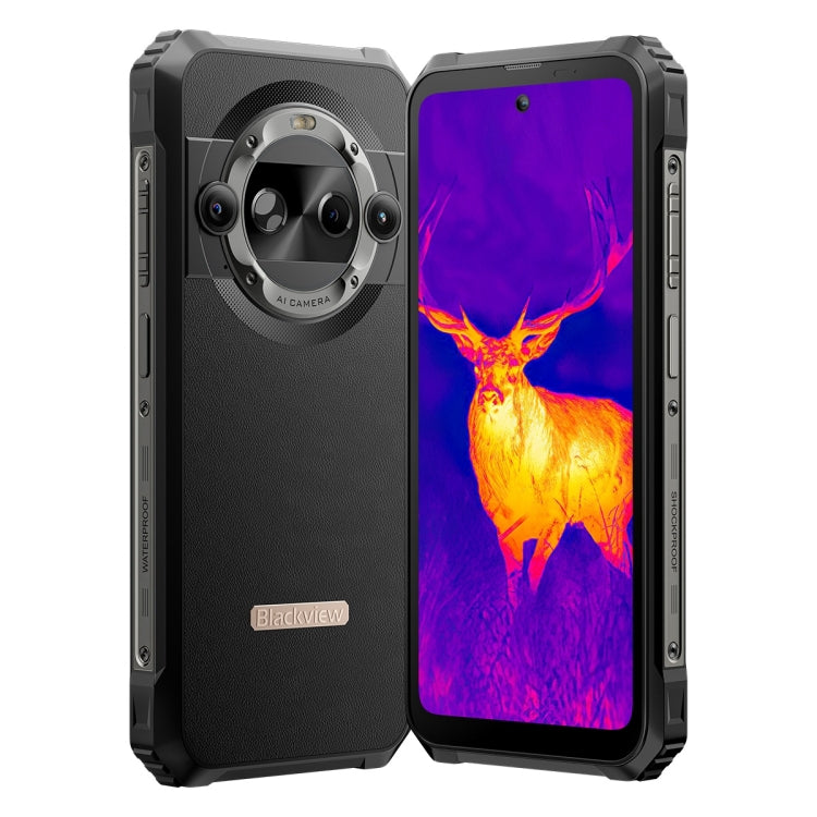 [HK Warehouse] Blackview BL9000 Pro 5G, Thermal Imaging Camera, 12GB+512GB, IP68/IP69K/MIL-STD-810H, 6.78 inch Android 14 MediaTek Dimensity 8020 Octa Core, Network: 5G, NFC, OTG