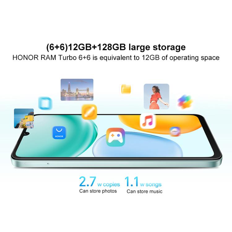 Honor Play 70C, 4GB+128GB, 6.75 inch MagicOS 9.0 Android 15 MediaTek Helio G81 Ultra Octa Core, Network: 4G, OTG