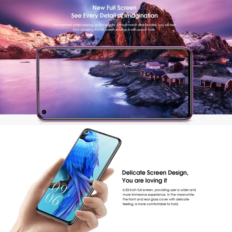 [HK Warehouse] ELEPHONE U3H / E6006, 48MP Camera, 6GB+128GB, Dual Back Cameras, Fingerprint Identification, 6.53 inch Punch-hole Screen Android  9.0 MTK6771T Helio P70 Octa Core up to 2.0GHz, Network: 4G, OTG(Black)