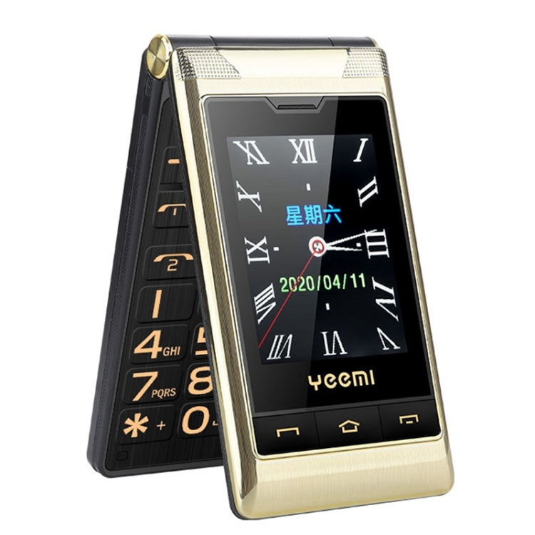Mafam F10 Dual-screen Flip Phone, 2.8 inch Touch Display + 2.4 inch, 5900mAh Battery, Support FM, SOS, GSM, Family Number, Big Keys, Dual SIM