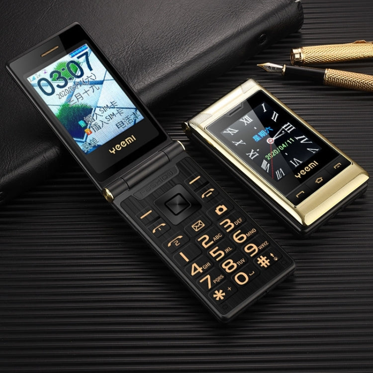 Mafam F10 Dual-screen Flip Phone, 2.8 inch Touch Display + 2.4 inch, 5900mAh Battery, Support FM, SOS, GSM, Family Number, Big Keys, Dual SIM