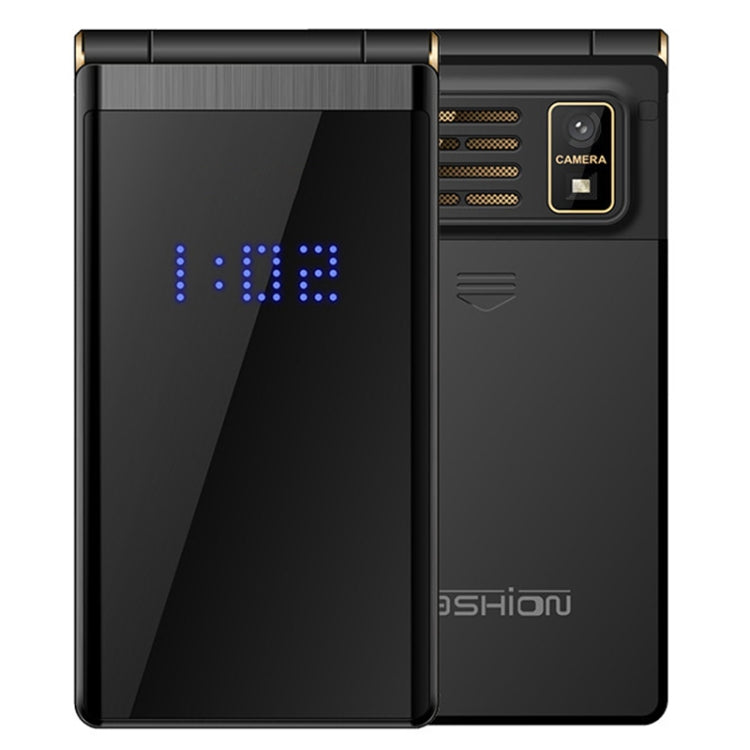 Mafam F120 Flip Phone, 2.4 inch, 5800mAh Battery, Support FM, SOS, External Time Display, GSM, Family Number, Big Keys, Dual SIM