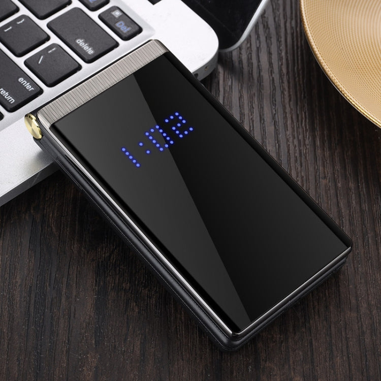 Mafam F120 Flip Phone, 2.4 inch, 5800mAh Battery, Support FM, SOS, External Time Display, GSM, Family Number, Big Keys, Dual SIM