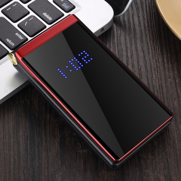 Mafam F120 Flip Phone, 2.4 inch, 5800mAh Battery, Support FM, SOS, External Time Display, GSM, Family Number, Big Keys, Dual SIM
