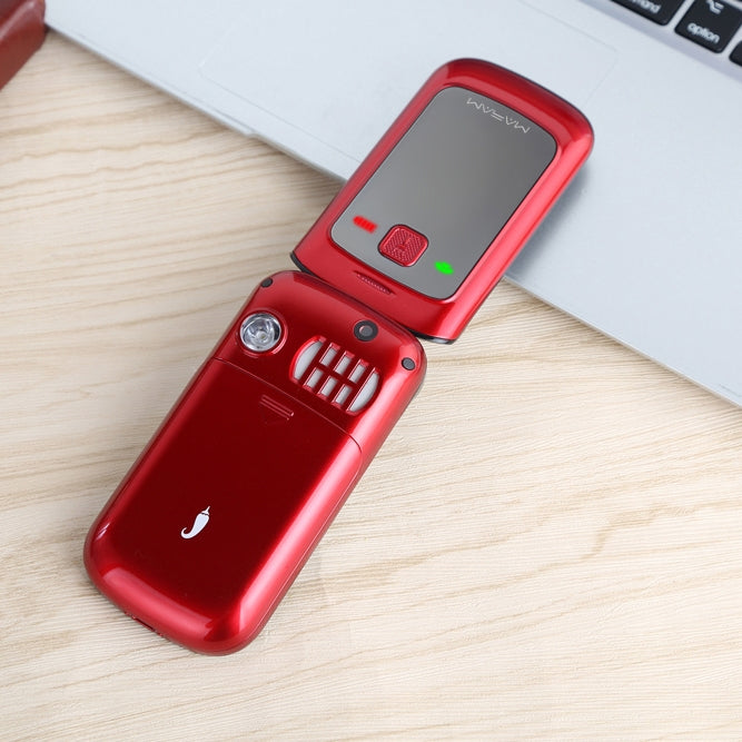 Mafam F138 Flip Phone, 2.4 inch, 32MB+32MB, Support FM, SOS, GSM, Magic Voice, Family Number, Big Keys, Dual SIM