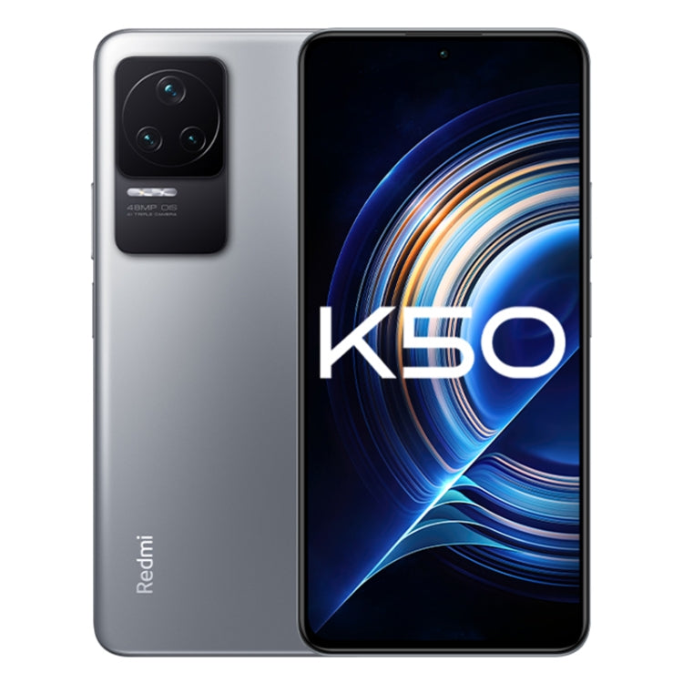 Xiaomi Redmi K50 5G, 48MP Camera, 8GB+256GB, Triple Back Cameras, 5500mAh Battery, 6.67 inch MIUI 13 Dimensity 8100 Octa Core 5nm up to 2.85GHz, Network: 5G, Dual SIM, NFC, IR