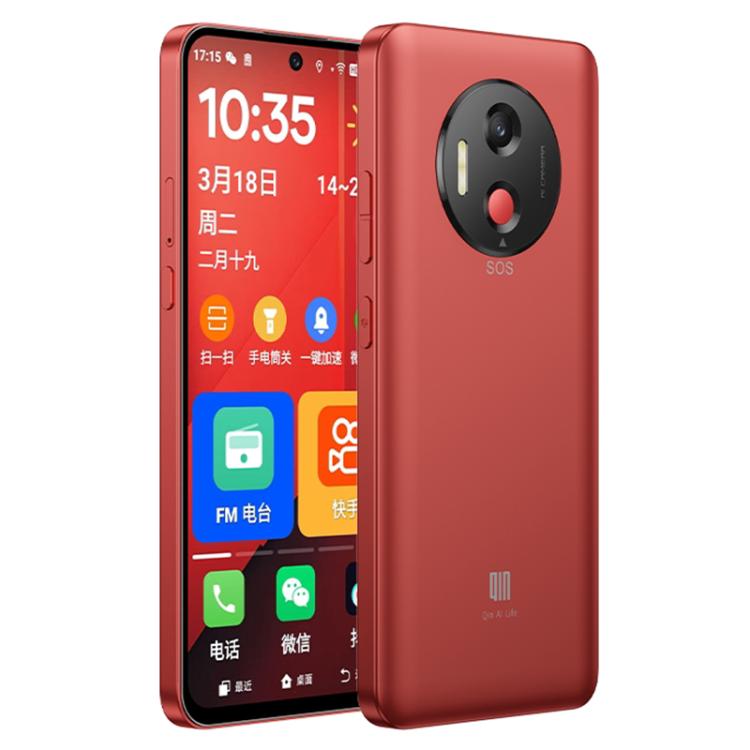 QIN L1 Global Elderly Smartphone, 6GB+128GB, 6.67 inch, Android MediaTek Helio G81 Octa Core, Network: 4G, Support Google Play