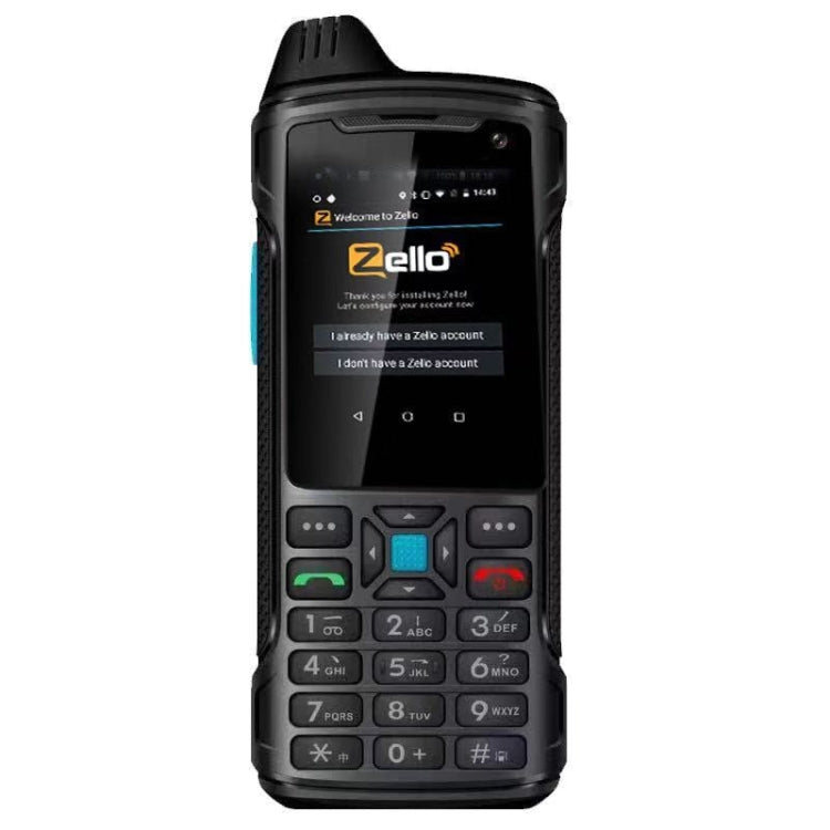 U014 Walkie Talkie Rugged Smartphone,1GB+8GB, IP67 Waterproof, 5200mAh Battery, 2.4 inch Android 8.1 MT6739 Cortex A53 Quad Core 1.3GHz, Network: 4G, NFC, OTG,POC(Black)