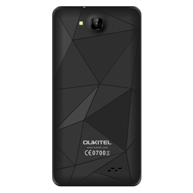 [HK Warehouse] OUKITEL C3 8GB, Network: 3G, 3D Diamond Designed Back Cover, 5.0 inch Android 6.0 MT6580 Quad Core 1.3GHz, RAM: 1GB