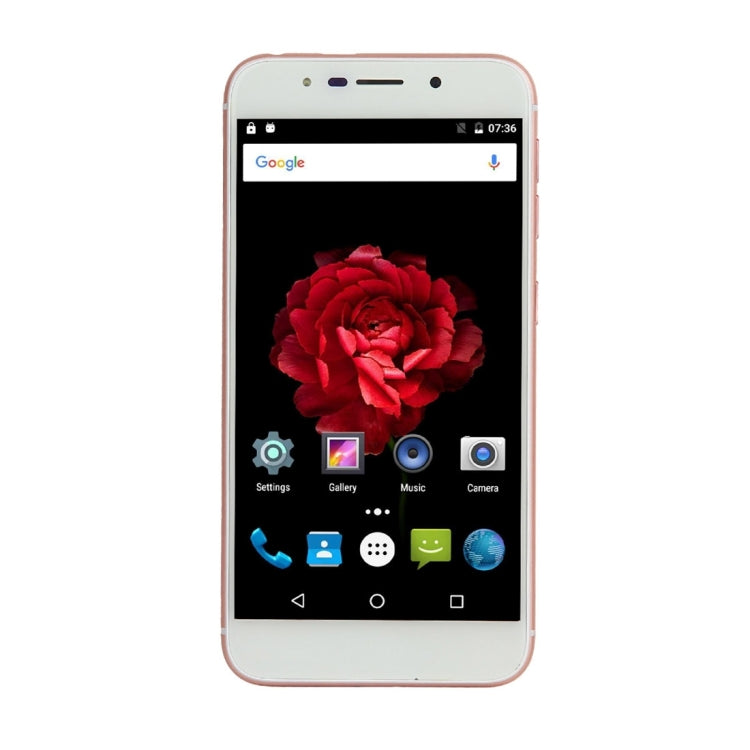 UHAPPY UP720, 2GB+16GB, Rear Fingerprint Unlocking, Dual SIM, Dual Camera, 2.5D 5.0 inch Android 6.0 MTK6737 Quad Core 1.3GHz, Support WiFi, Bluetooth, GPS, FM, G-sensor, Network: 4G