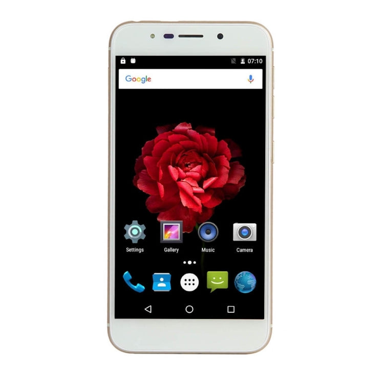 UHAPPY UP720, 2GB+16GB, Rear Fingerprint Unlocking, Dual SIM, Dual Camera, 2.5D 5.0 inch Android 6.0 MTK6737 Quad Core 1.3GHz, Support WiFi, Bluetooth, GPS, FM, G-sensor, Network: 4G