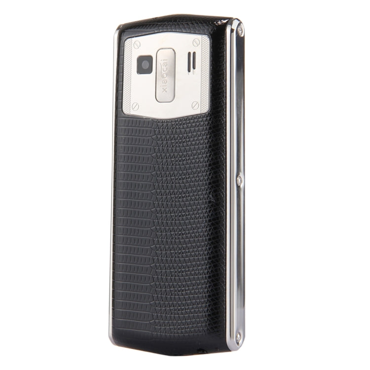 xiaocai V1 Mini Key Mobile Phone, Network: 2G, Dual SIM, 2.4 inch Screen, MTK6531CA, Support Calculator, Schedule, Memo, Office Function, 8GB TF Card(Black)