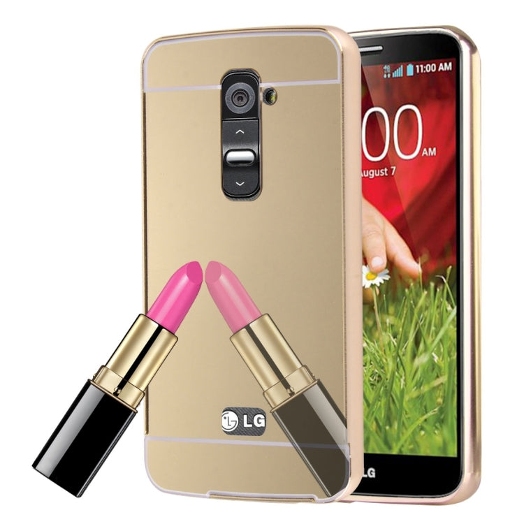 For LG G2 Electroplating Mirror PC Protective Case