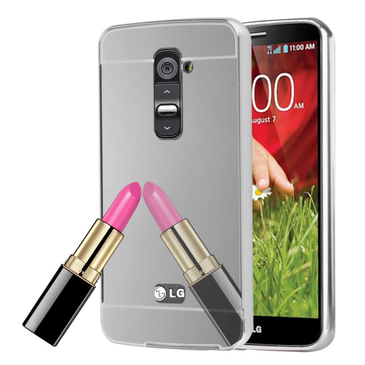 For LG G2 Electroplating Mirror PC Protective Case