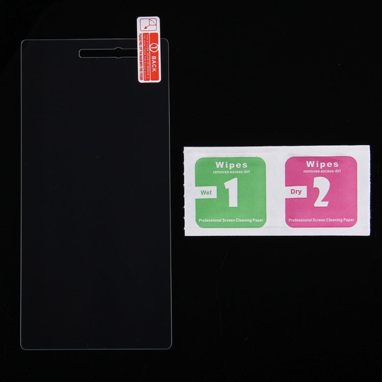 2 in 1 for Lenovo Vibe Shot / Z90 (S-MPH-1999) Metal Frame Back Shell Cover + Tempered Glass Screen Film Protector