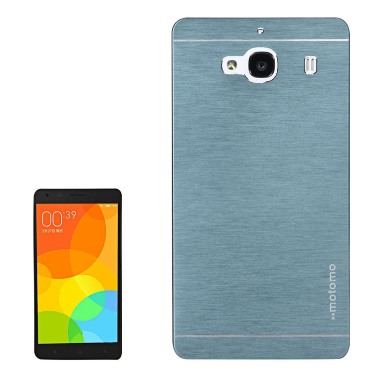 For Xiaomi  Redmi 2 Motomo Brushed Texture Metal Protective Back Case