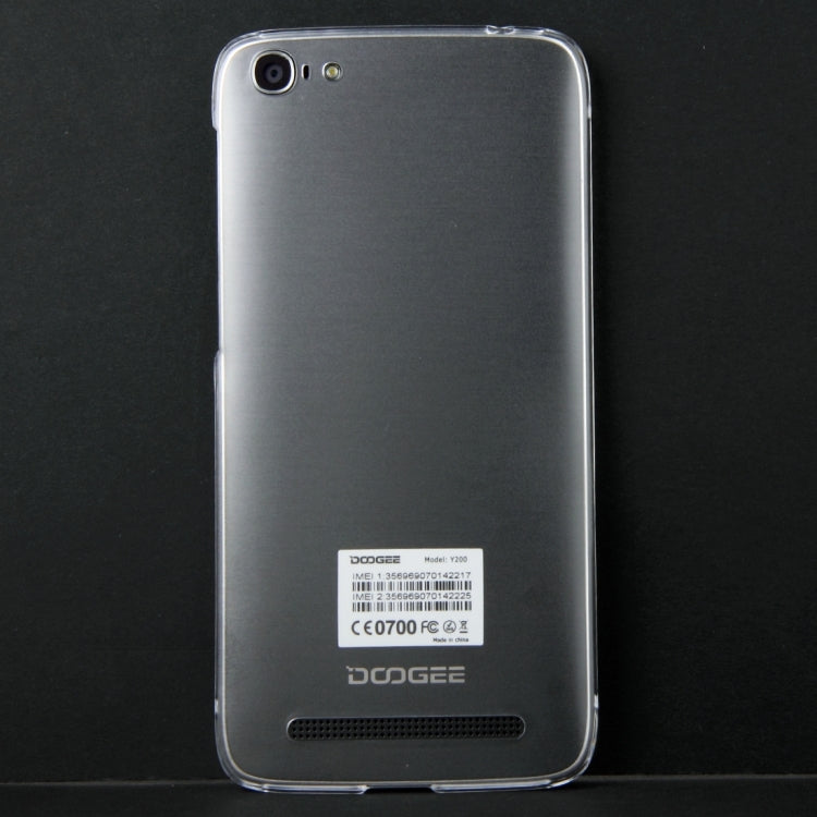 Plastic Hard Protective Case for DOOGEE Y200(Transparent)