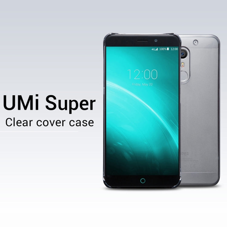 For UMI  SUPER (MPH0327) Transparency PC Back Cover Case(Grey)
