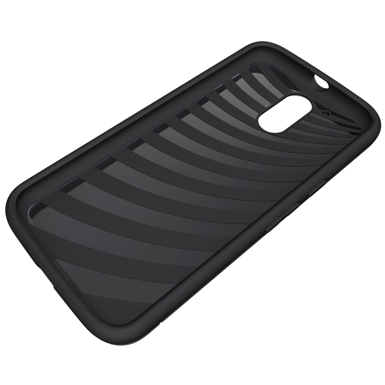 For Motorola Moto G4 & G4 Plus Brushed Texture Separable TPU + PC Combination Back Case with Card Slot & Holder