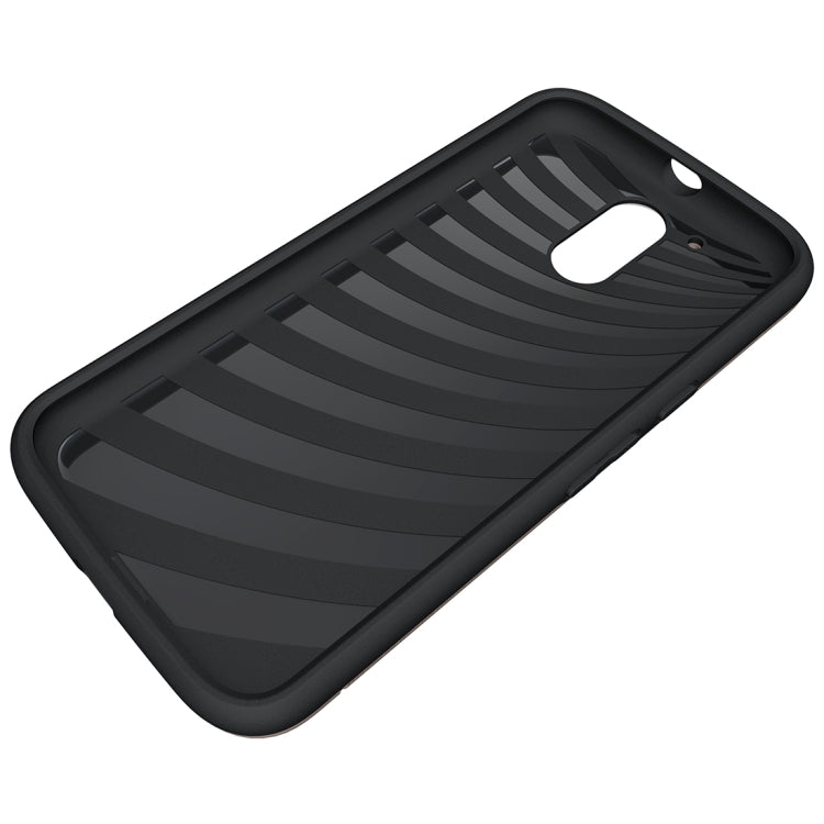 For Motorola Moto G4 & G4 Plus Brushed Texture Separable TPU + PC Combination Back Case with Card Slot & Holder