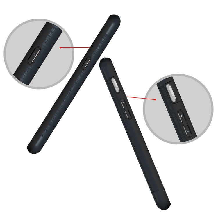 For OnePlus  3 Brushed Texture Separable TPU + PC Combination Back Case with Card Slot & Holder