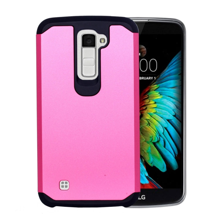 For LG K10 Corselet TPU + PC Combination Back Case