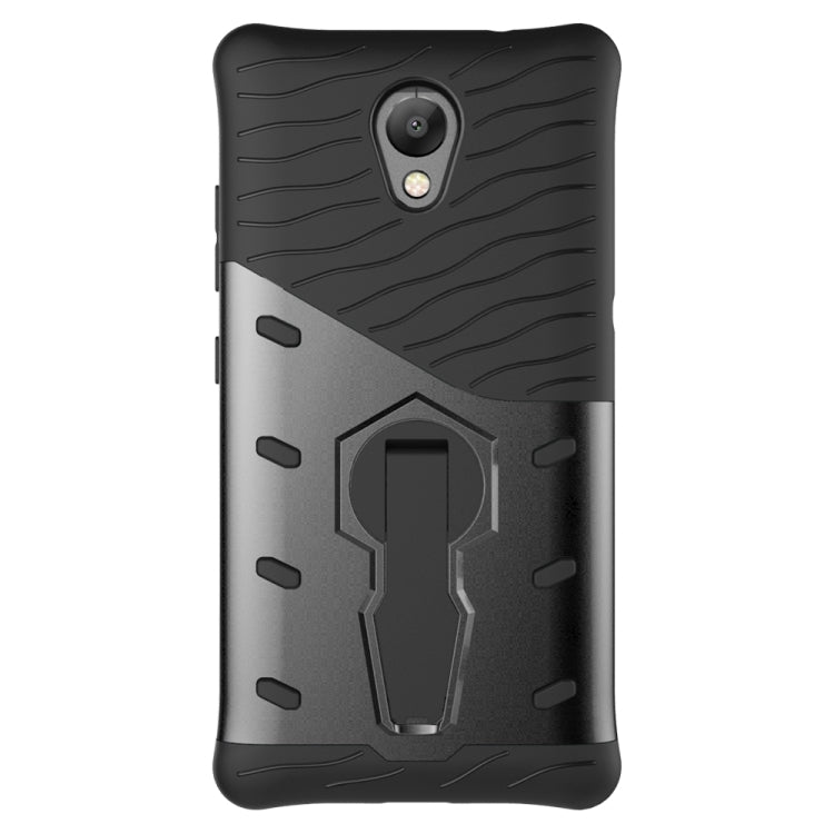 For Lenovo Vibe P2 Shock-Resistant 360 Degree Spin Sniper Hybrid Case TPU + PC Combination Case with Holder