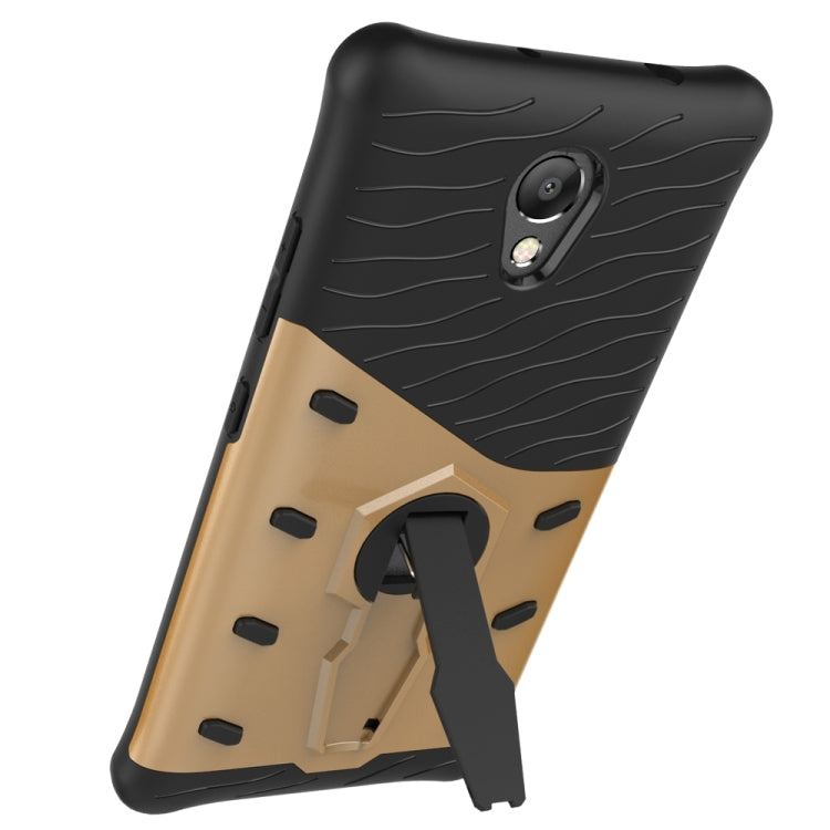 For Lenovo Vibe P2 Shock-Resistant 360 Degree Spin Sniper Hybrid Case TPU + PC Combination Case with Holder