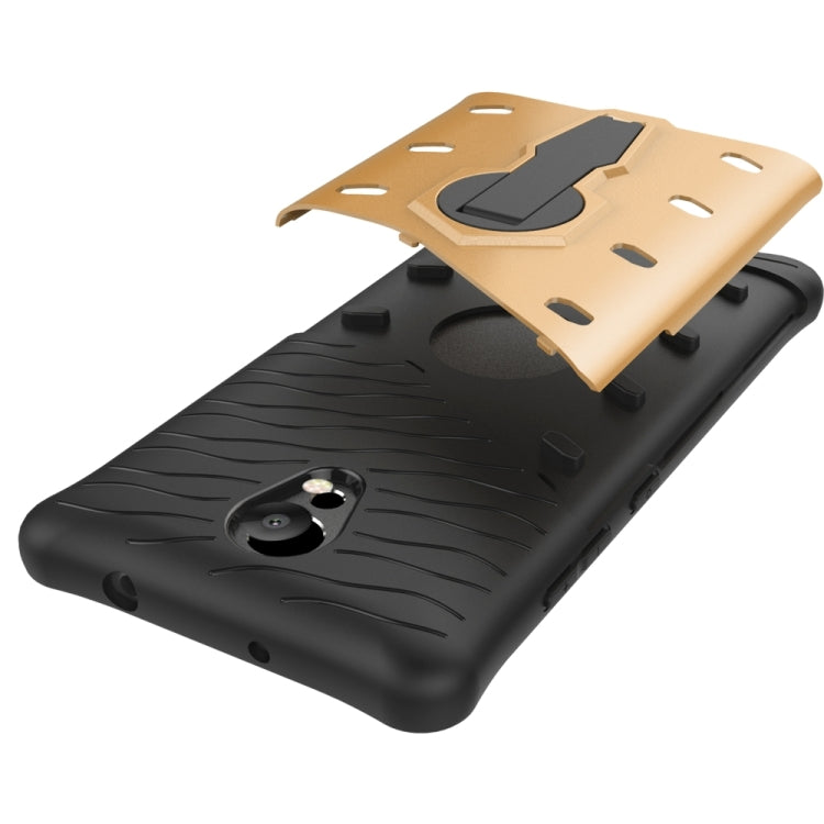 For Lenovo Vibe P2 Shock-Resistant 360 Degree Spin Sniper Hybrid Case TPU + PC Combination Case with Holder