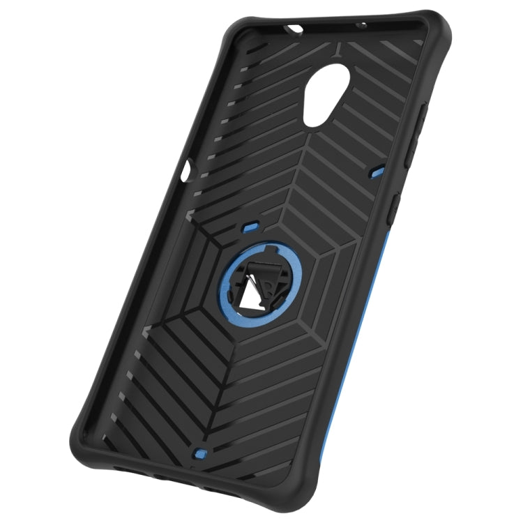 For Lenovo Vibe P2 Shock-Resistant 360 Degree Spin Sniper Hybrid Case TPU + PC Combination Case with Holder