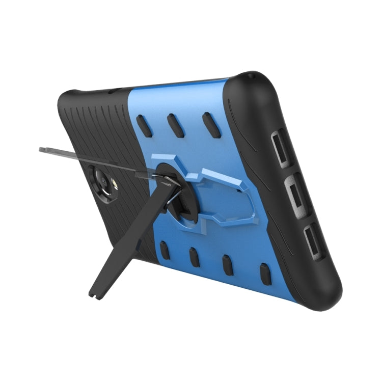 For Lenovo Vibe P2 Shock-Resistant 360 Degree Spin Sniper Hybrid Case TPU + PC Combination Case with Holder