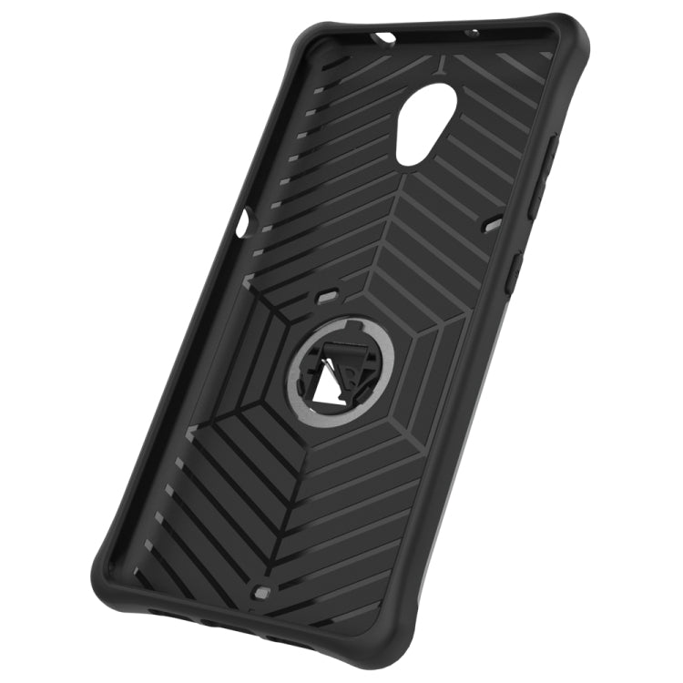 For Lenovo Vibe P2 Shock-Resistant 360 Degree Spin Sniper Hybrid Case TPU + PC Combination Case with Holder