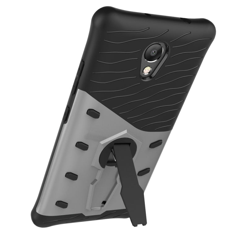 For Lenovo Vibe P2 Shock-Resistant 360 Degree Spin Sniper Hybrid Case TPU + PC Combination Case with Holder