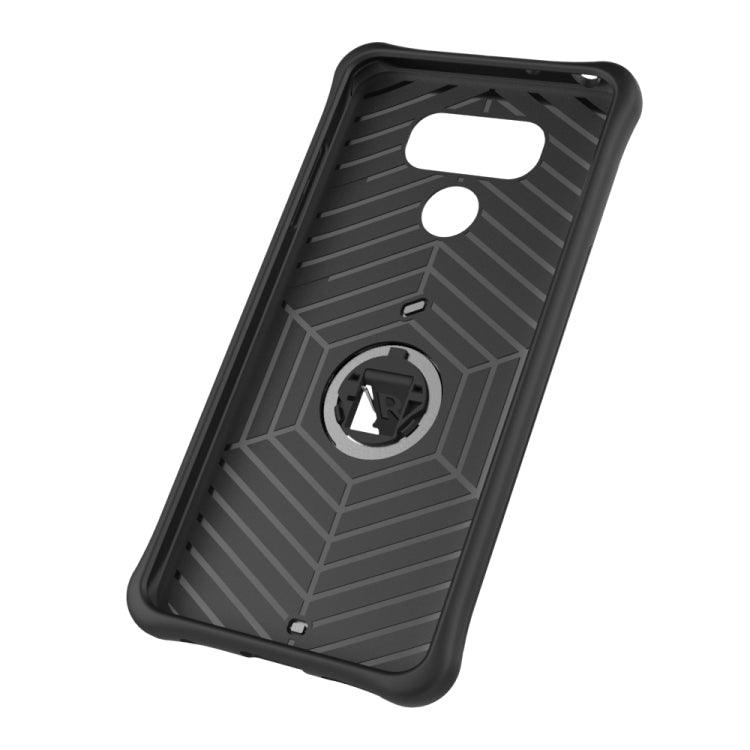 For LG G6 Shock-Resistant 360 Degree Spin Sniper Hybrid Case TPU + PC Combination Case with Holder