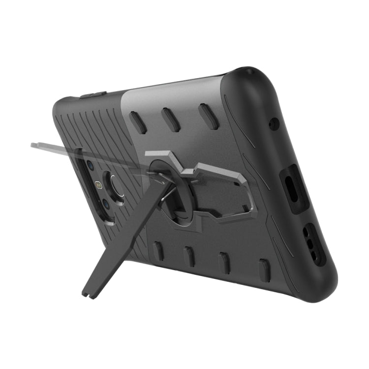 For LG G6 Shock-Resistant 360 Degree Spin Sniper Hybrid Case TPU + PC Combination Case with Holder