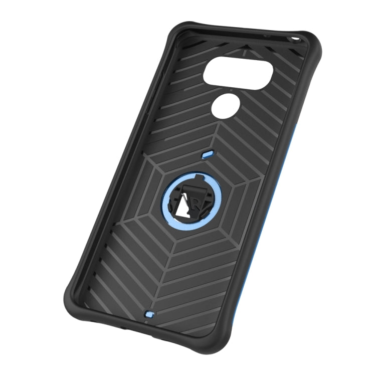 For LG G6 Shock-Resistant 360 Degree Spin Sniper Hybrid Case TPU + PC Combination Case with Holder