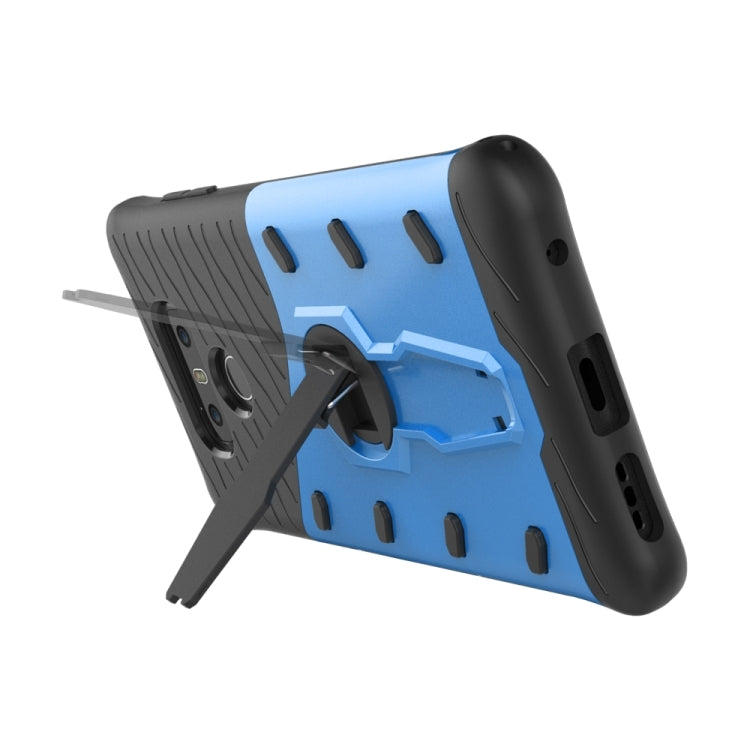 For LG G6 Shock-Resistant 360 Degree Spin Sniper Hybrid Case TPU + PC Combination Case with Holder