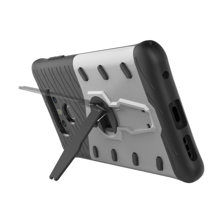 For LG G6 Shock-Resistant 360 Degree Spin Sniper Hybrid Case TPU + PC Combination Case with Holder