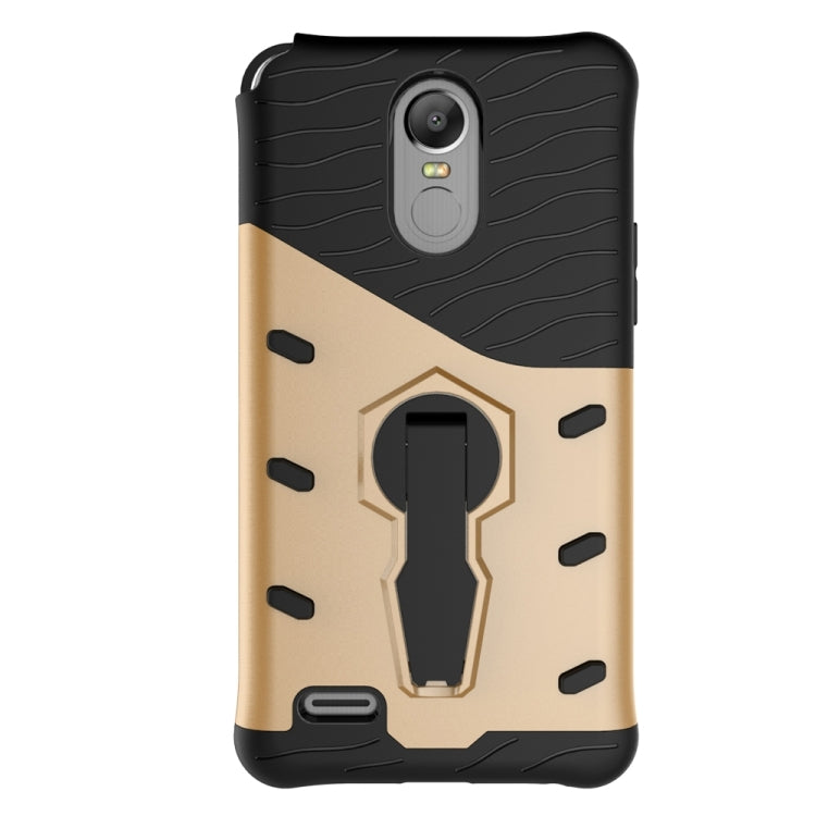 For LG Stylus 3 Shock-Resistant 360 Degree Spin Sniper Hybrid Case TPU + PC Combination Case with Holder