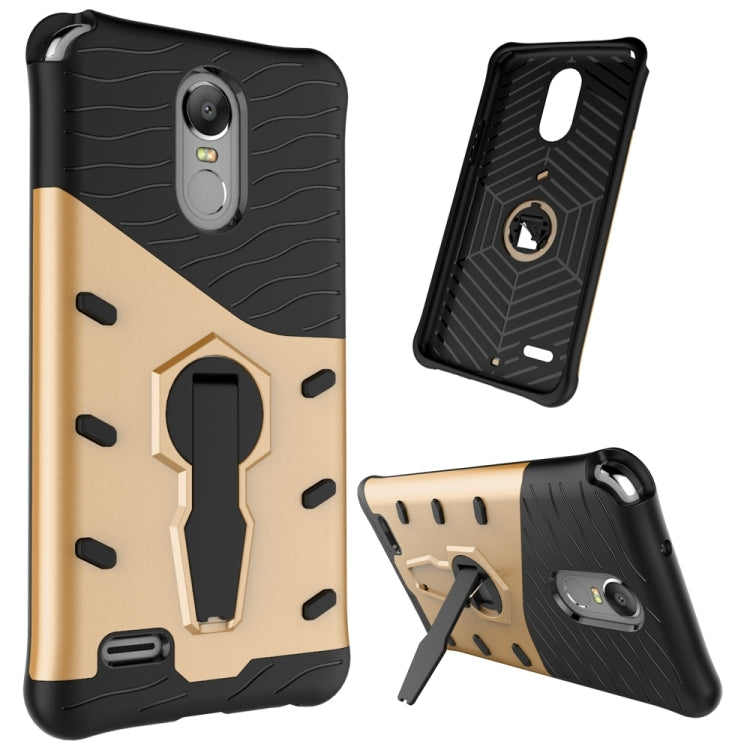 For LG Stylus 3 Shock-Resistant 360 Degree Spin Sniper Hybrid Case TPU + PC Combination Case with Holder