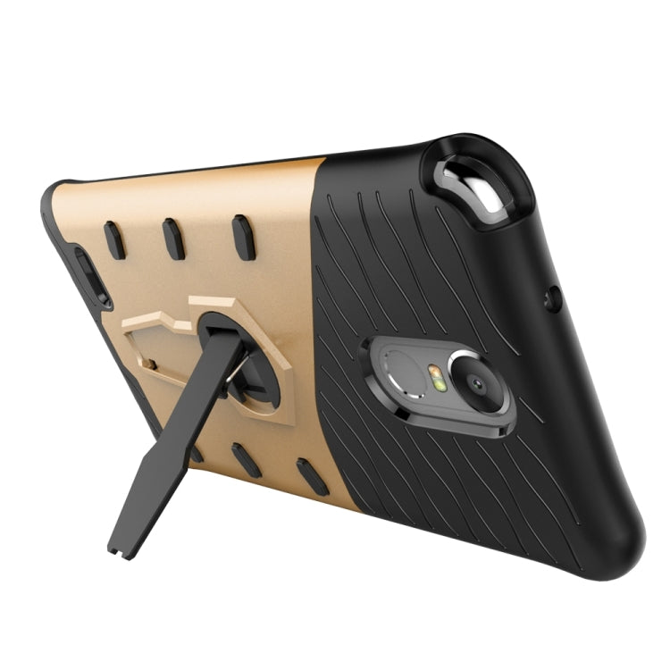 For LG Stylus 3 Shock-Resistant 360 Degree Spin Sniper Hybrid Case TPU + PC Combination Case with Holder