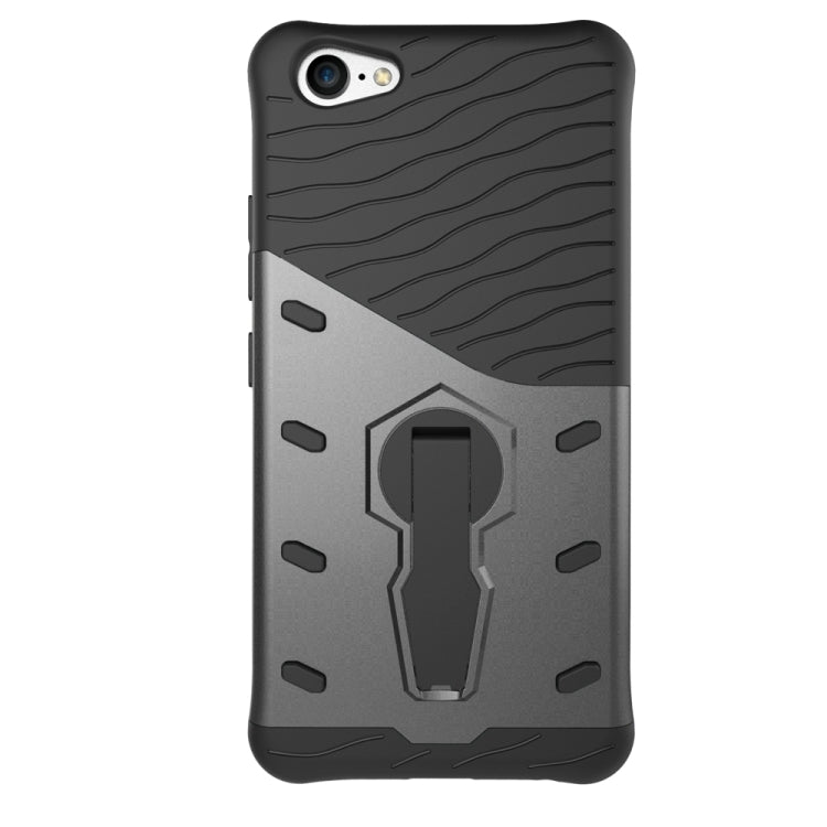 For Vivo  X9 Plus Shock-Resistant 360 Degree Spin Sniper Hybrid Case TPU + PC Combination Case with Holder