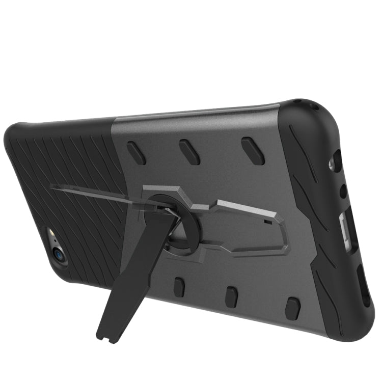 For Vivo  X9 Plus Shock-Resistant 360 Degree Spin Sniper Hybrid Case TPU + PC Combination Case with Holder