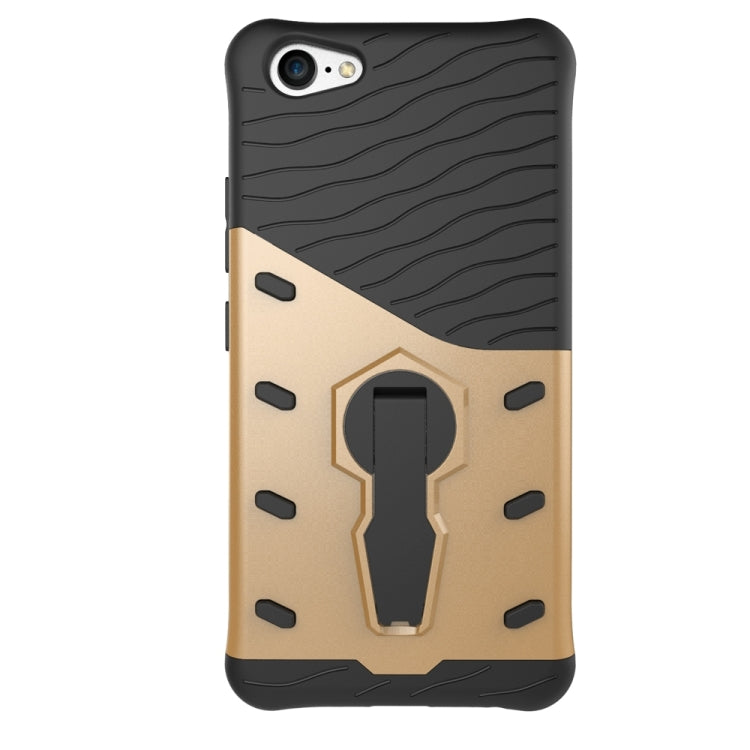 For Vivo  X9 Plus Shock-Resistant 360 Degree Spin Sniper Hybrid Case TPU + PC Combination Case with Holder