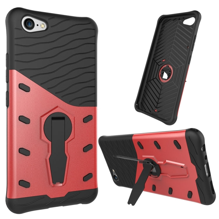 For Vivo  X9 Plus Shock-Resistant 360 Degree Spin Sniper Hybrid Case TPU + PC Combination Case with Holder