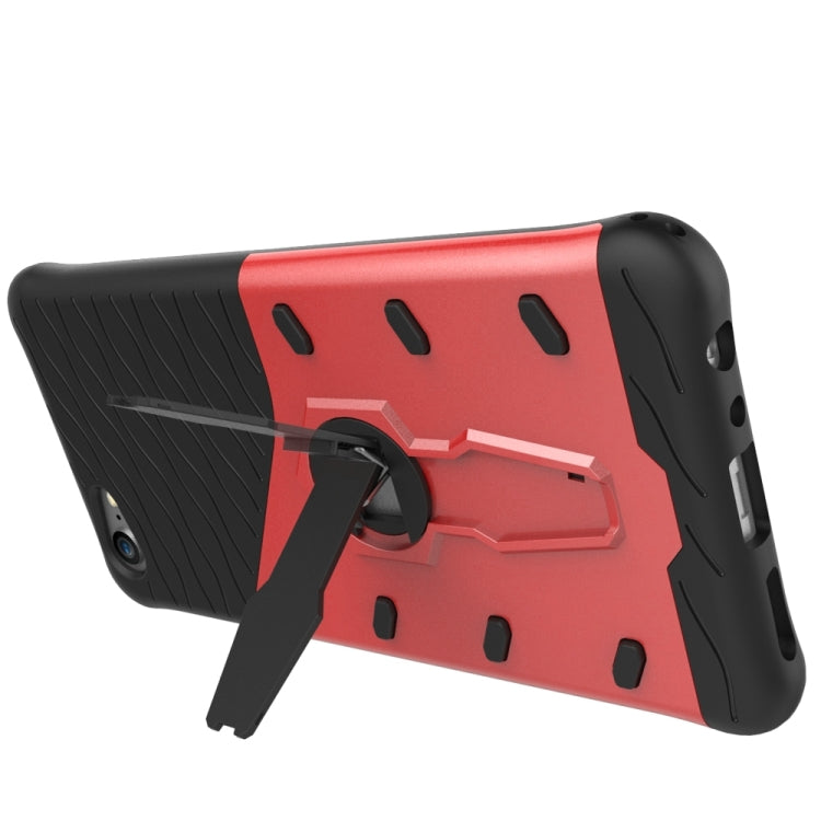 For Vivo  X9 Plus Shock-Resistant 360 Degree Spin Sniper Hybrid Case TPU + PC Combination Case with Holder