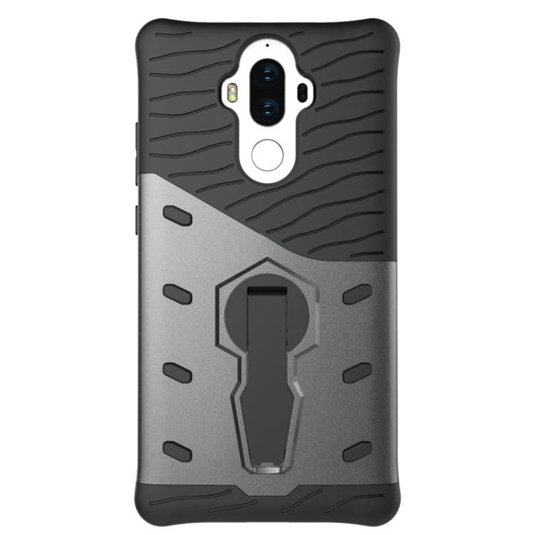 For Huawei  Mate 9 Shock-Resistant 360 Degree Spin Sniper Hybrid Case TPU + PC Combination Case with Holder