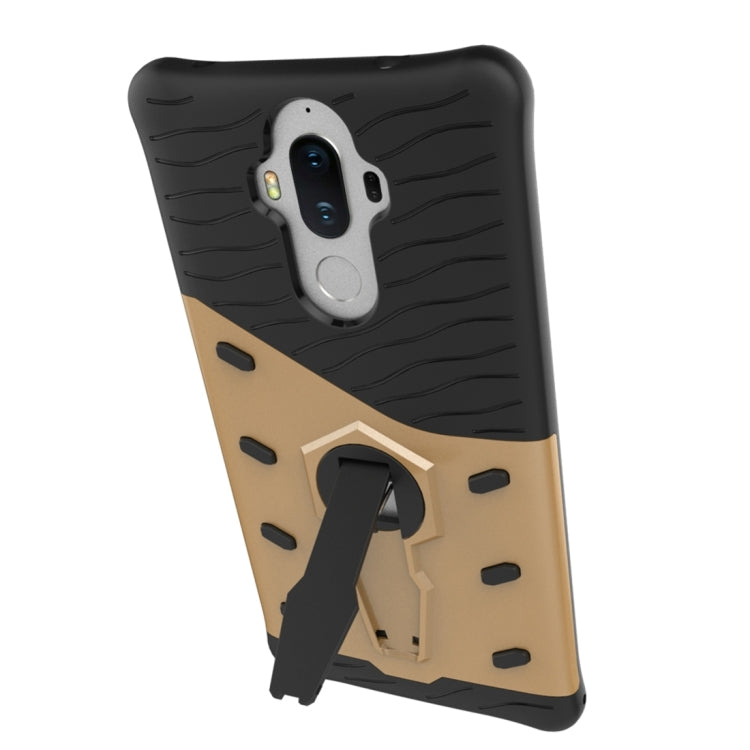 For Huawei  Mate 9 Shock-Resistant 360 Degree Spin Sniper Hybrid Case TPU + PC Combination Case with Holder