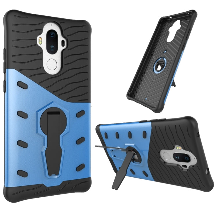 For Huawei  Mate 9 Shock-Resistant 360 Degree Spin Sniper Hybrid Case TPU + PC Combination Case with Holder