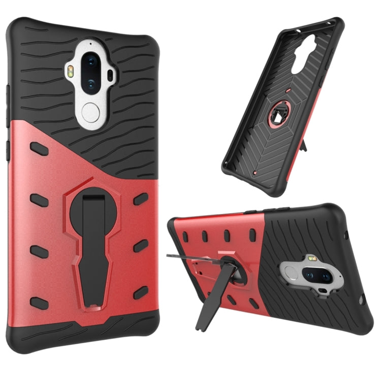 For Huawei  Mate 9 Shock-Resistant 360 Degree Spin Sniper Hybrid Case TPU + PC Combination Case with Holder